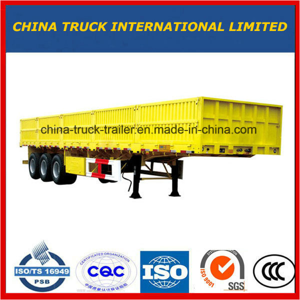 3 Axle Fence Semitrailer or Side Wall Truck Semi Trailer 