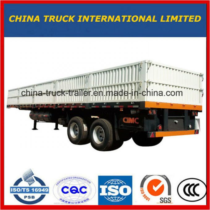 40tons Payload Stake/ Fence Cargo Semi-Trailer for Transportation 