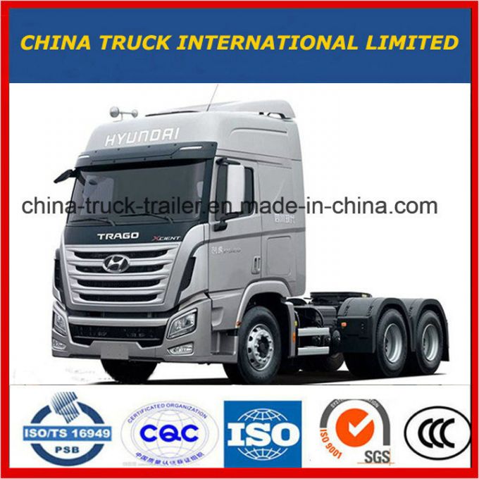 Low Price 6*4 410HP Sichuan Hyundai Tractor Head 