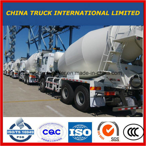 HOWO Cement Mixer Tank Truck with 8-12 M3 Mixer Tank 