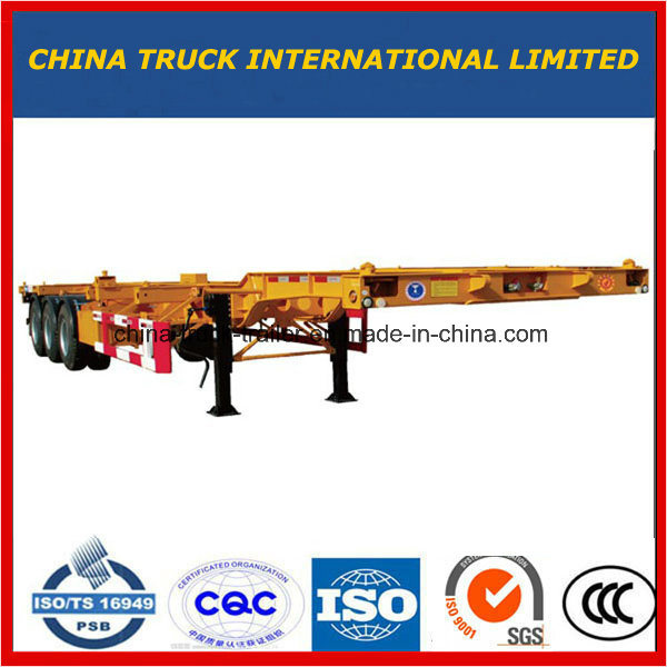 Tri-Axles 40FT Container Skeleton Semi Trailer 