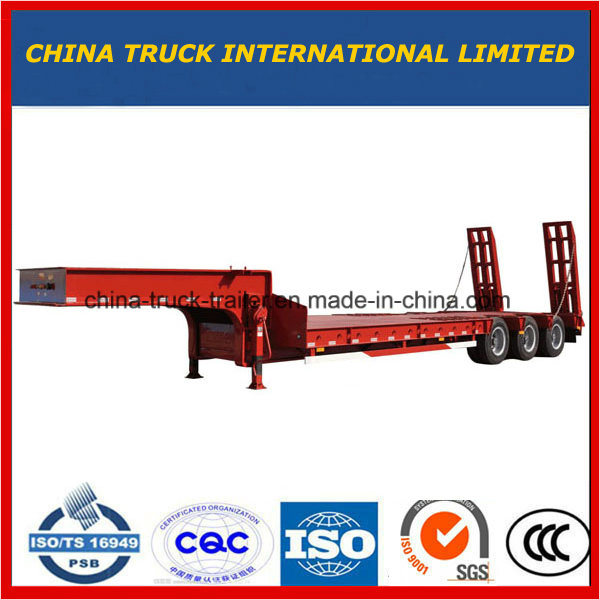 Tri-Axle Cimc Lowbed Semi Trailer 