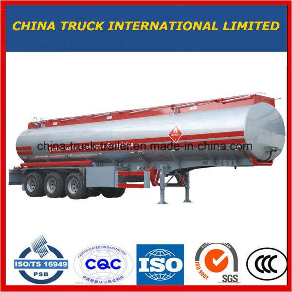 Cimc 3 Axle 40m3 Oil Tanker / Fuel Tanker Semi Trailer 