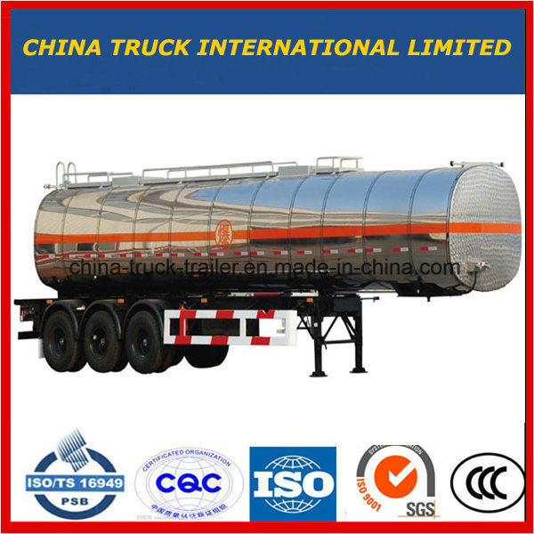 New 2017 Aluminum 45m3 Fuel Tanker Semi Trailer 