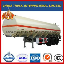 3-Axle Single Tire 42cbm Light Fuel Tank Semi Trailer