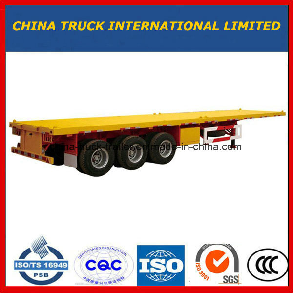 40FT 2/3/ Axle Flatbed Platform Flat Deck Semi Trailer 