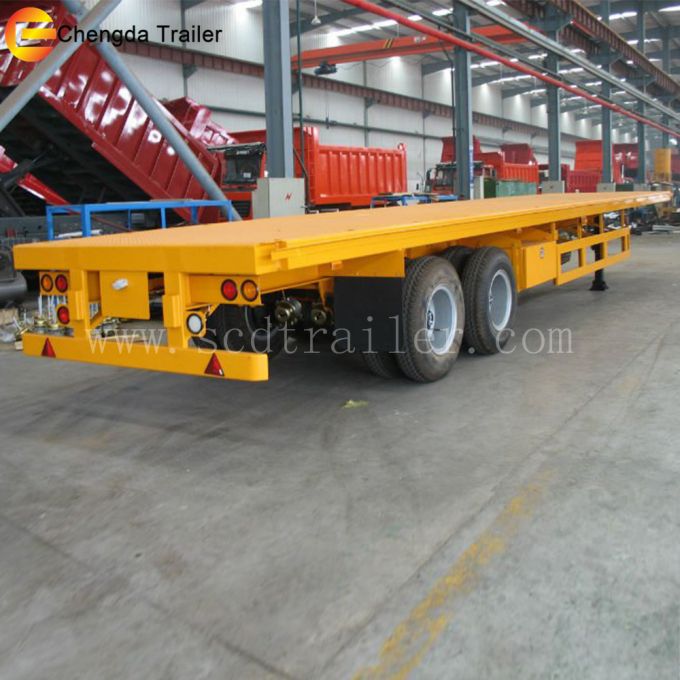 3 Axles 40ft Container Truck Trailer Height 