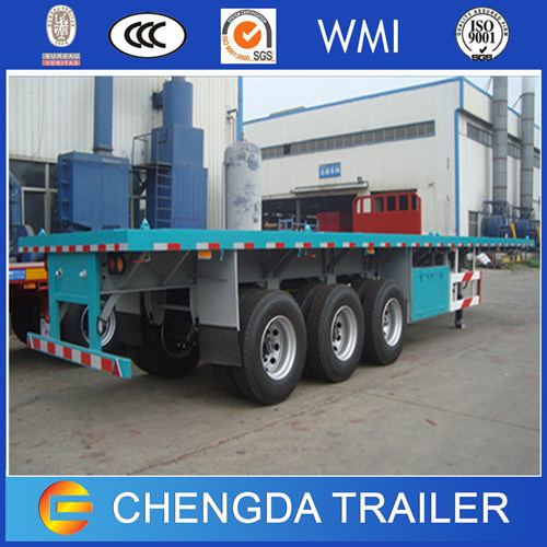 Container Trailer, 40′ Length (feet) Flatbed Semi Trailer for Sale 