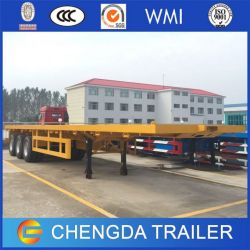 40FT Flat Bed Gooseneck Container Transport Trailer for Trucks