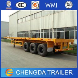 2017 40FT Shipping Container Cargo Flat Bed Semi Trailer