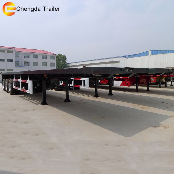 40ft Flatbed Trailer Container 3 Axles for Sale 