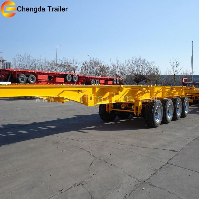 Frame Type Skeletal Semi Trailer Without Platform Plate 