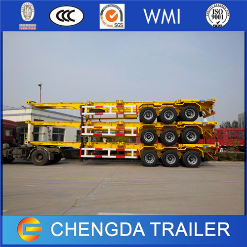 Skeletal Chassis Trailer 20FT 40FT Skeleton Container Trailer for Sale 