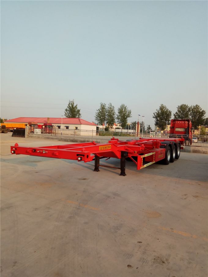 Competitive Skeletal Trailer Prices for Africa and Asia 