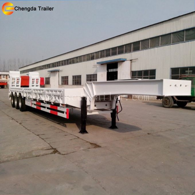 Semi Trailer Manufacturer Welcome Customized China Low Bed Trailer 