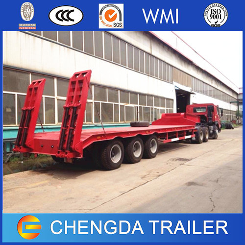 2017 Hot Sale Tri-Axle Low Loader Semi Trailer 