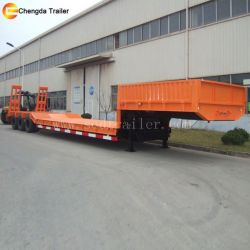 60ton Tri Axles Lowbed Lowboy Low Bed Truck Trailer