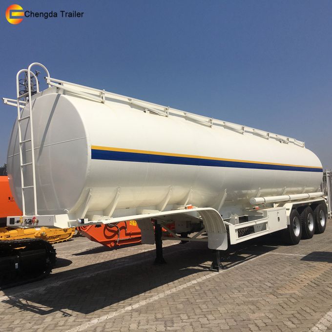 3 Axel 45000liter Diesel Fuel Tanker Trailer for Sale 