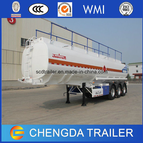 3 Axles 45000 Liters Fuel Oil Tanker Truck Trailers 