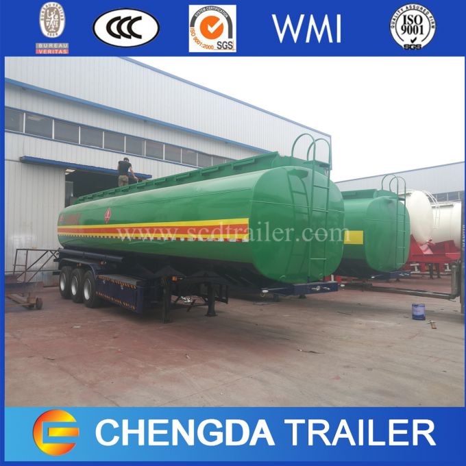 Tri Axles 45000liters 50000liters Fuel Tanker Tractor Trailer for Sale 