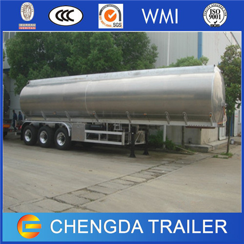 Chinese Stainless Steel Fuel Oil Tanker Semi Trailer 