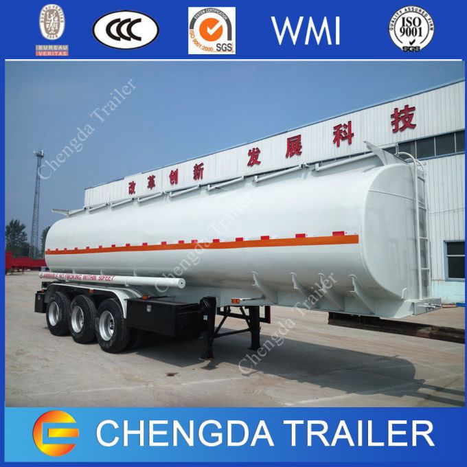 Heavy 40000liter Capacity Semi Trailer Fuel Oil Tanker for Sale 