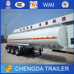 Heavy 40000liter Capacity Semi Trailer Fuel Oil Tanker for Sale