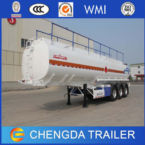 42000L Stainless Steel Fuel Tanker Trailer for Sale 