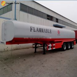 Large Capacity 3 Axles 40000L Oil Tanker Trailers