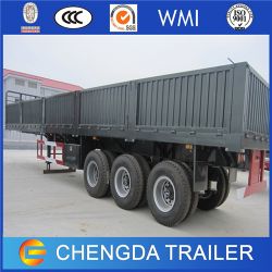 12 Wheeler 40ton 3 Axles Side Wall Cargo Truck Trailer