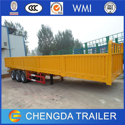 3 Axles 40 Tons Cargo Box Semi Trailer for Sale 