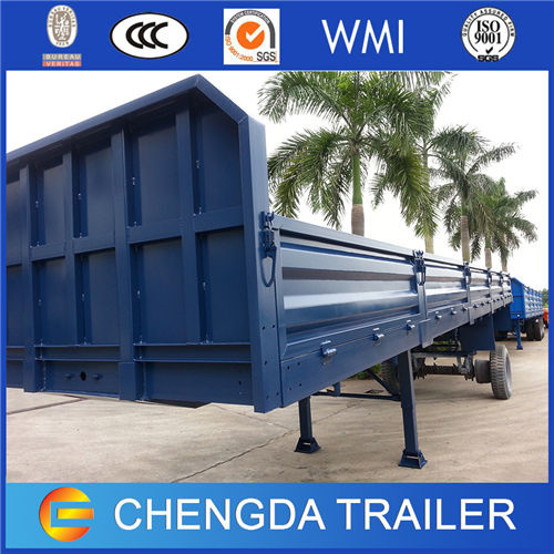 High Quality 60ton 3 Axles Side Wall Trailer for Sale 