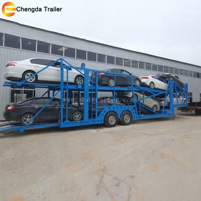 2 Axles 3axles Car Carrier Semi Trailer for SUV 