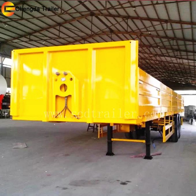 Side Gate Cargo Trailer with 600mm Side Wall for Sale 