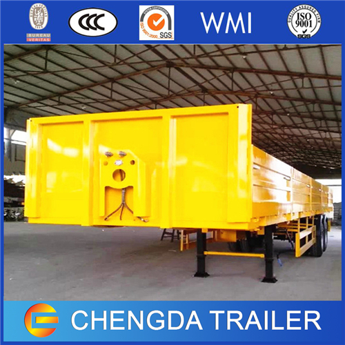 40ft Flatbed Curtain Semi Trailer From China Manufacturer 