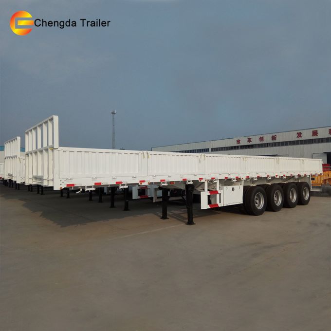 Utility 3 Axle Fence Side Wall Semi Truck Trailer for Sale 