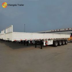 Utility 3 Axle Fence Side Wall Semi Truck Trailer for Sale