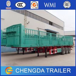 Box Tri-Axle Side Wall Drop Side Panel Fence Cargo Trailer