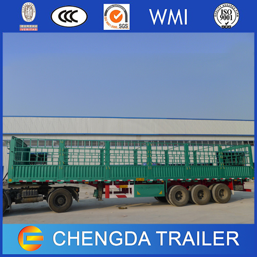 3 Axles Side Wall Cargo Trailer Manufacturers for Sale 