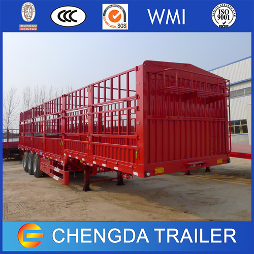 China Chengda Cargo Truck Fence Semi Trailer for Sale 