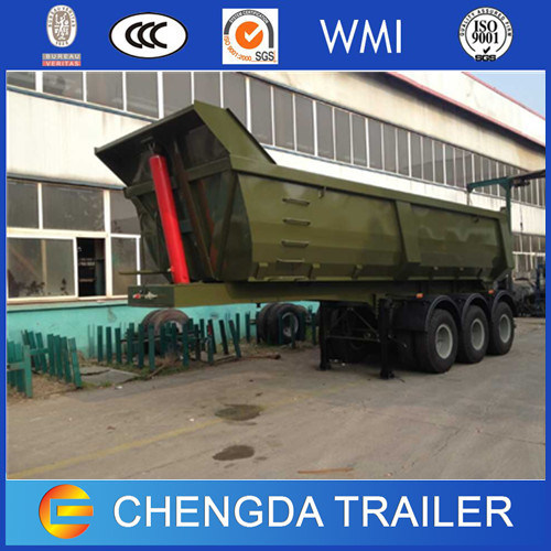 60t Heavy Duty Dump Tipper Semi Truck Trailer on Sales 