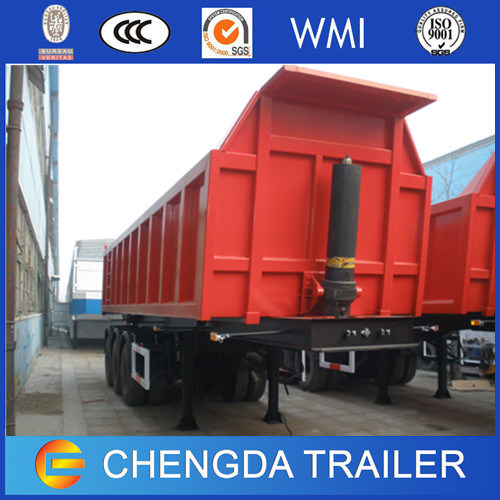 Factory Heavy Duty 3 Axle Hydraulic Tipper Trailer Dump Trailer 