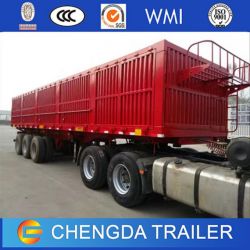 12 Wheel Heavy Duty Box Tipper Rear Dump Semi Trailer