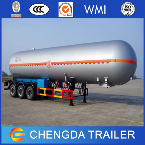 3axle 42m3 59.6m3 LPG Tanker Truck Semi Trailer 