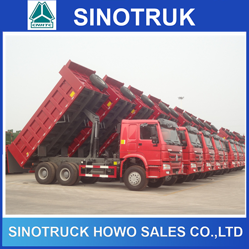 Heavy Duty 10 Wheeler Trucks Sinotruk HOWO Dumper Price 