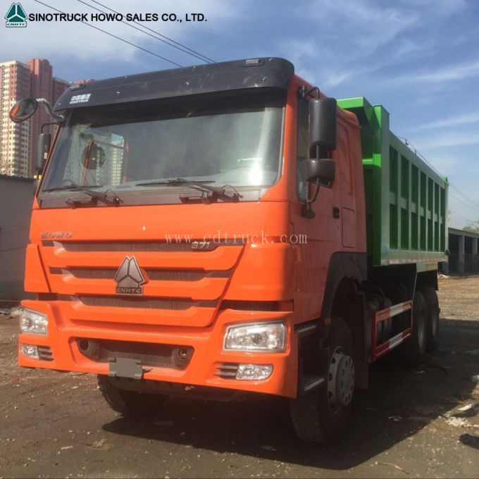 Rear Tipping Dump Truck HOWO Lorry Tipper Truck 