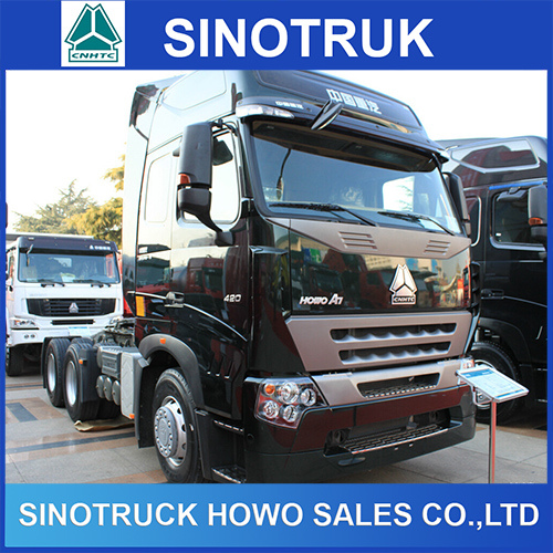 Sino 6X4 420HP Manual Transmission HOWO A7 Tractor Price 