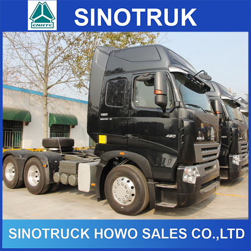 HOWO A7 4X2 6X4 420HP Heavy Duty Tractor Truck for Djibouti 