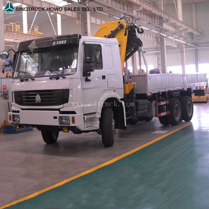 6X4 Sinotruk HOWO Cargo Arm Crane Truck 