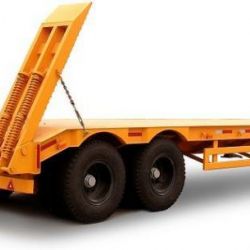 Cimc Two Axle Low Bed Semi-Trailer